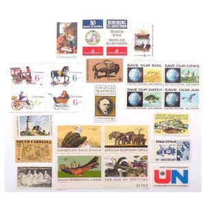 1970 United States Commemorative Stamp Year Set